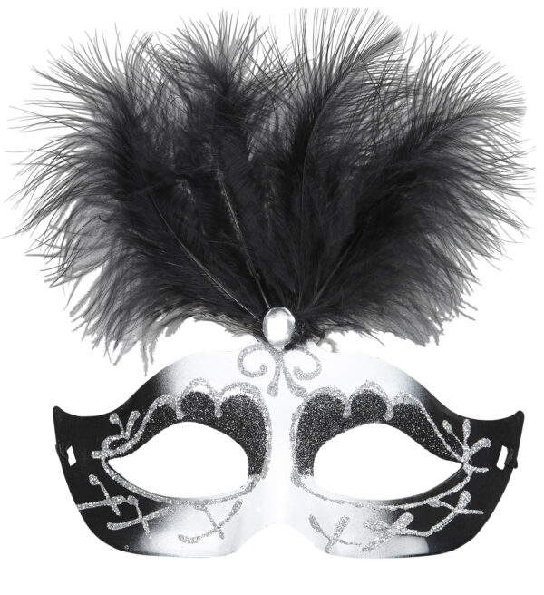 Maschera Venice Nera e Bianca
