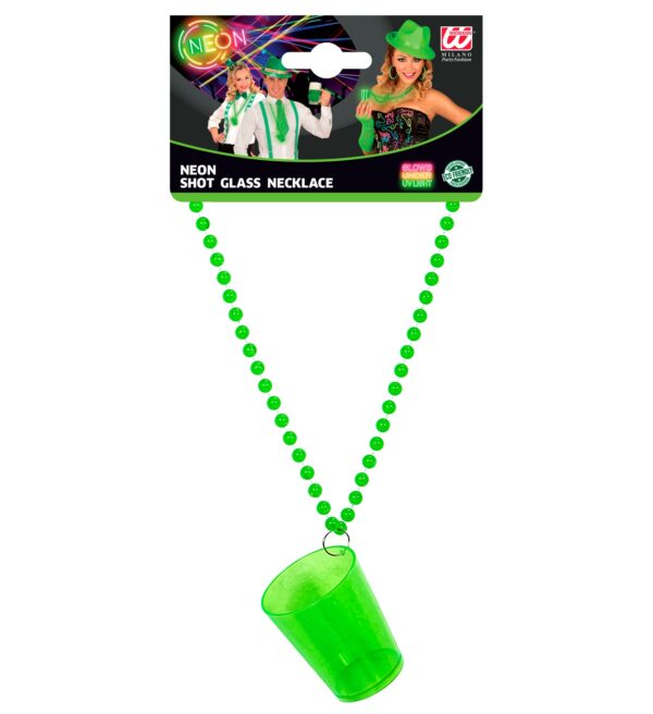 Collana Con Shot Verde