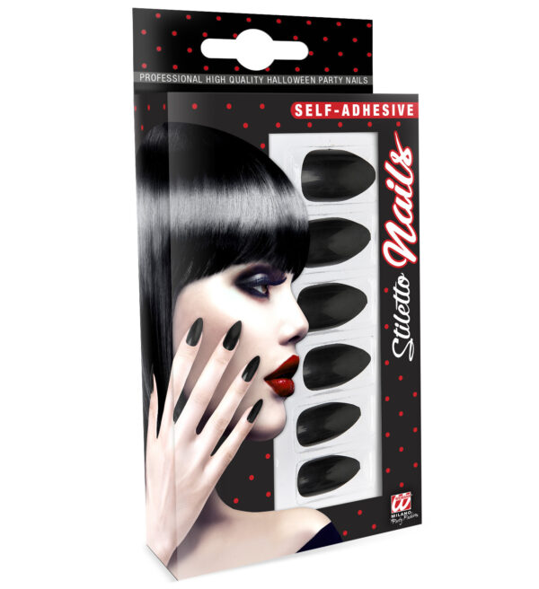 Unghie Nere a Stiletto