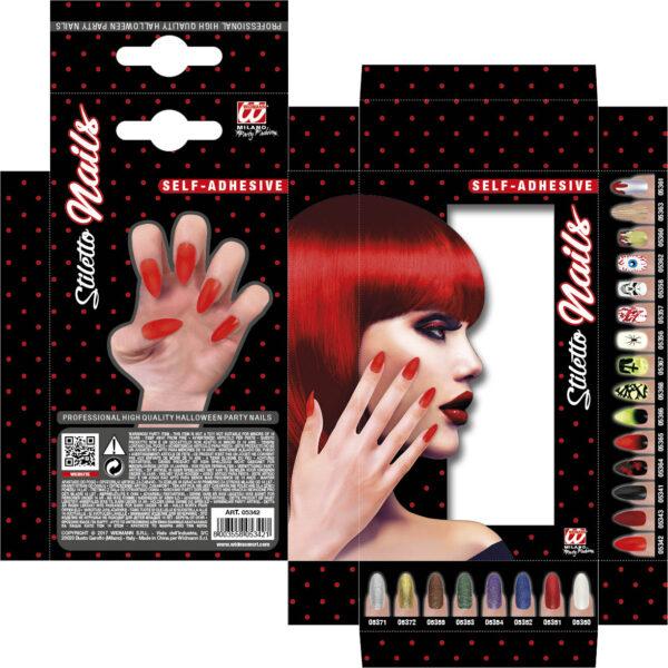 Unghie Rosse a Stiletto - immagine 2