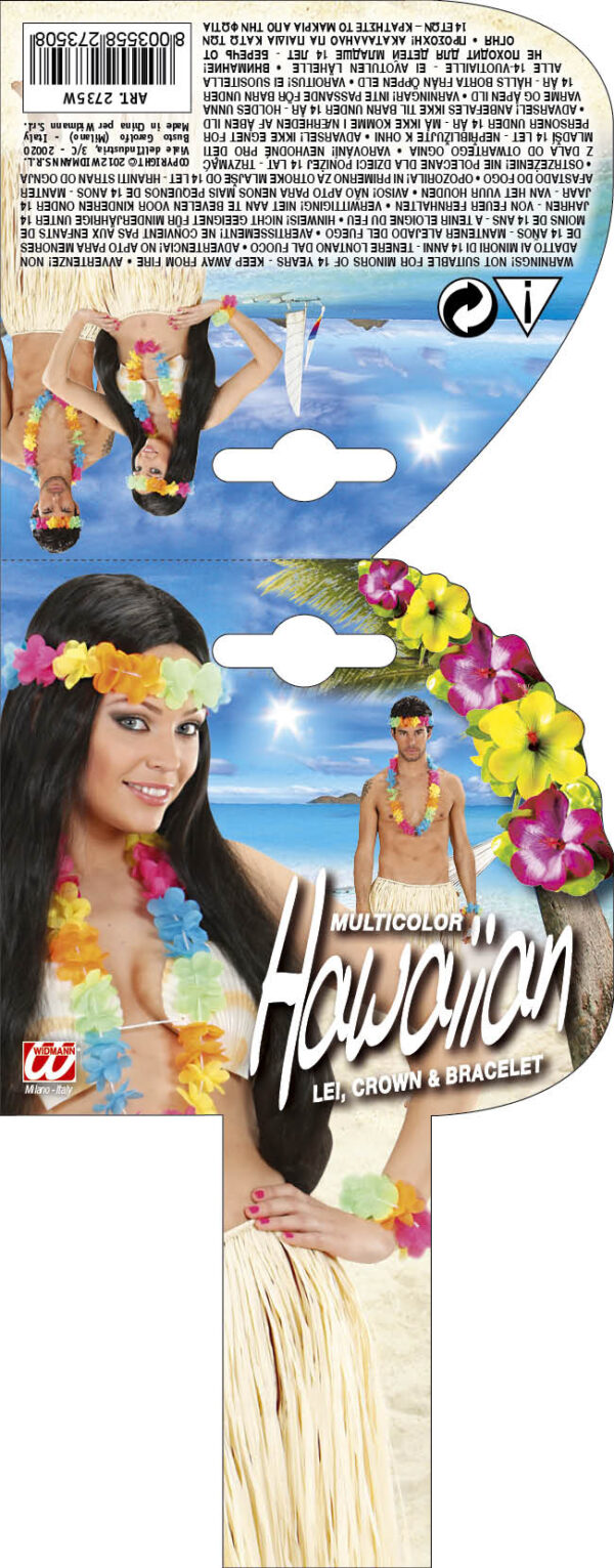 Set Hawaii Multicolor Colori Vivaci - immagine 2