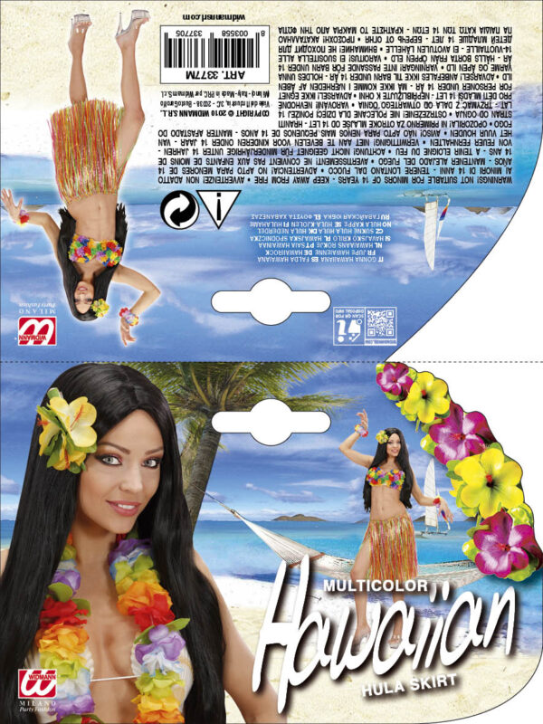 Gonna Hawaiana Multicolore - immagine 2