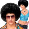 Parrucca Anni 70 Unisex Nera