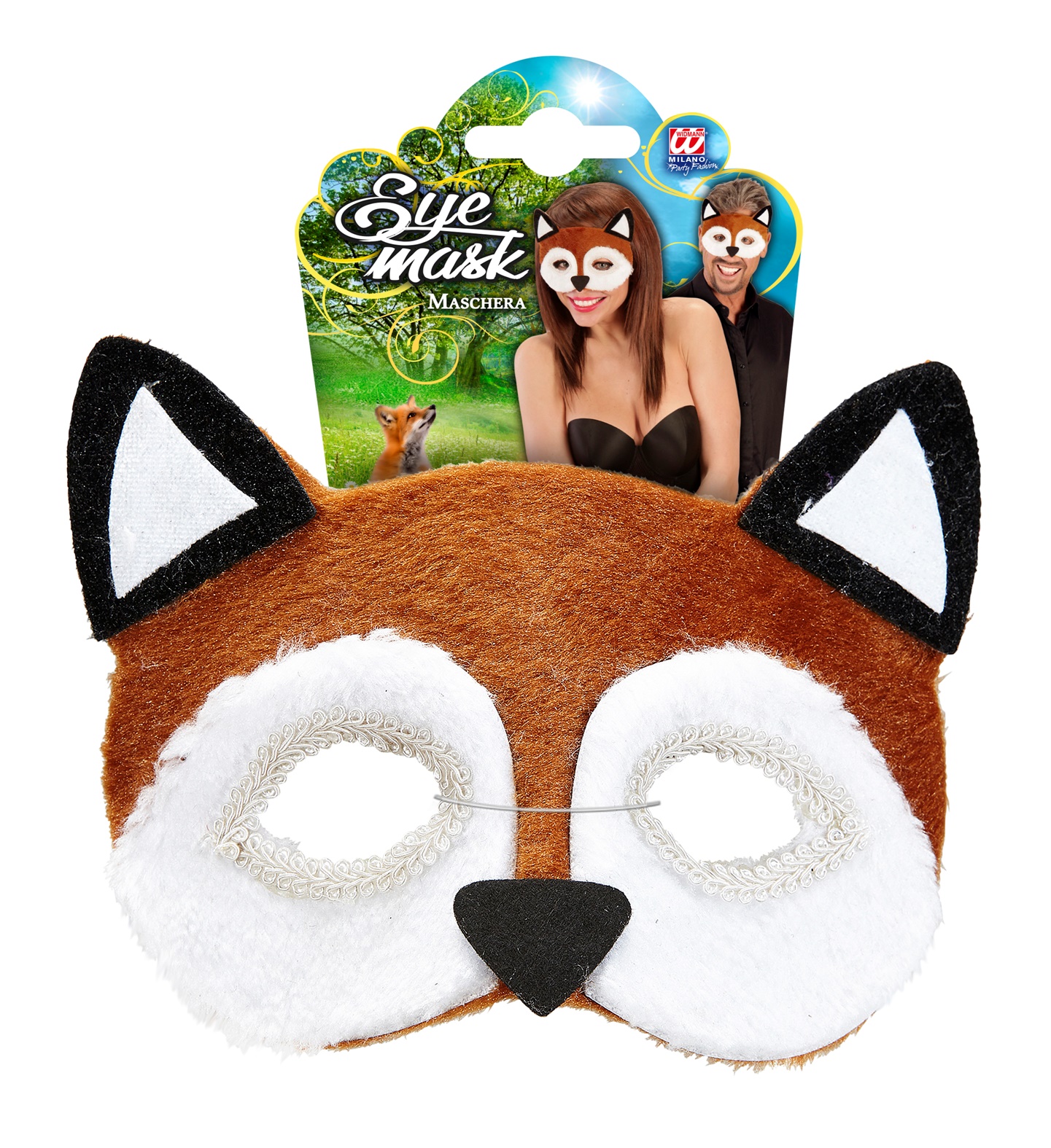 Maschera Volpe In Peluche - Pirostars