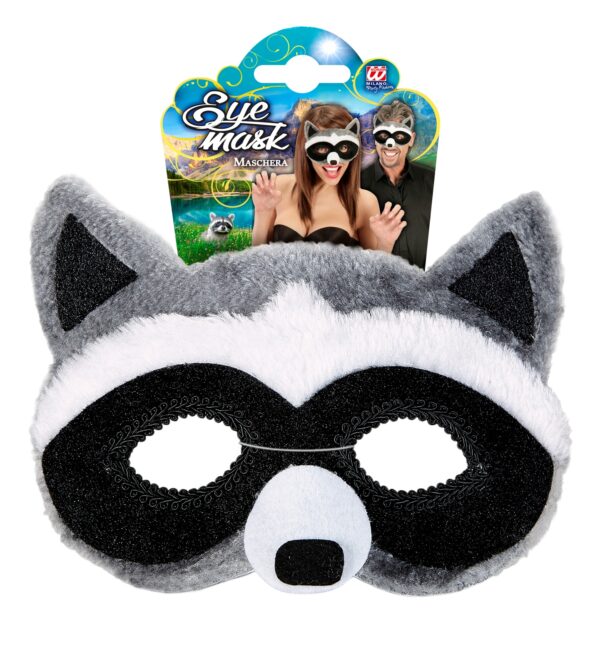 Maschera Procione In Peluche