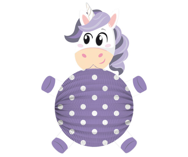 rificolona unicorno lilla - immagine 2