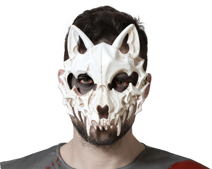 maschera lupo bianco - Pirostars