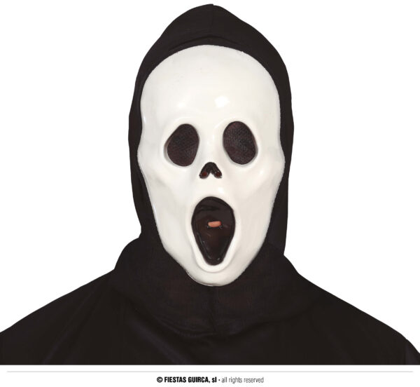 maschera assasino con cappuccio