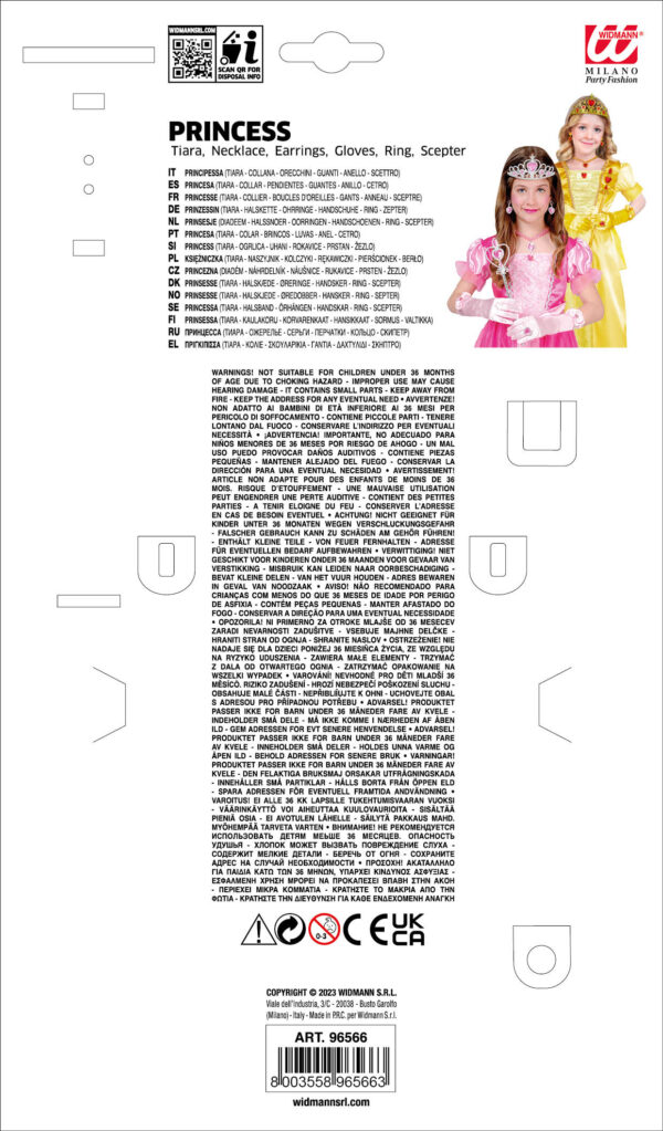 set principessa giallo - immagine 2