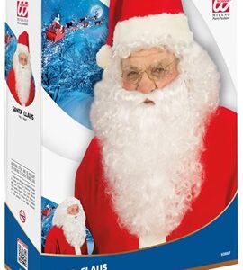 Parrucca babbo natale con barba