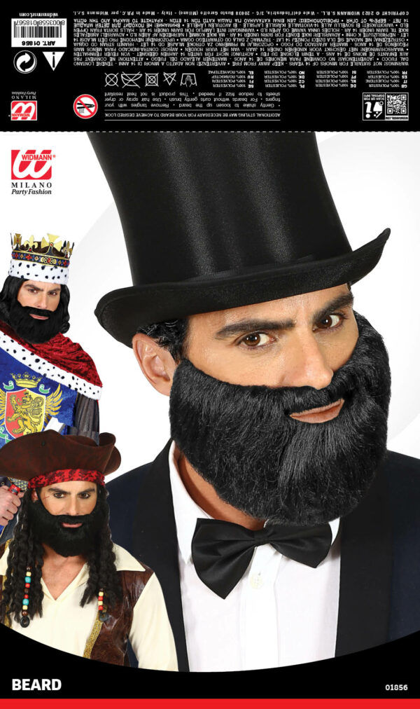 Barba multi-caratteriale nera - immagine 4