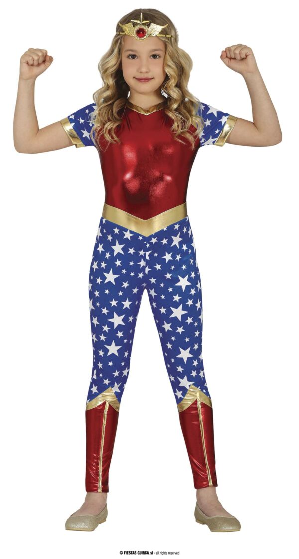 Costume eroina con stelle
