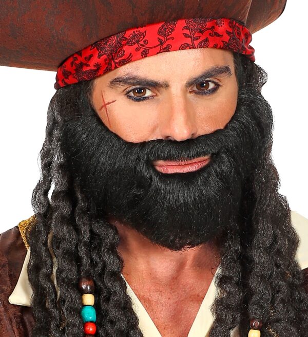 Barba multi-caratteriale nera
