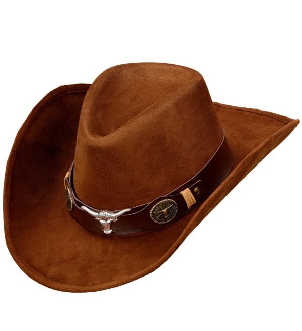 Cappello cowboy dallas scamosciato