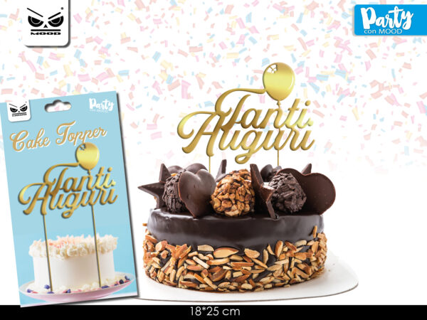 Cake topper oro