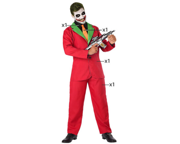 Abito Joker rosso