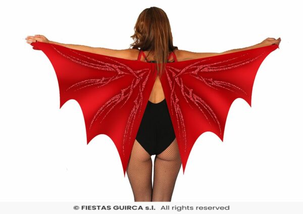 Ali pipistrello rosse - immagine 2