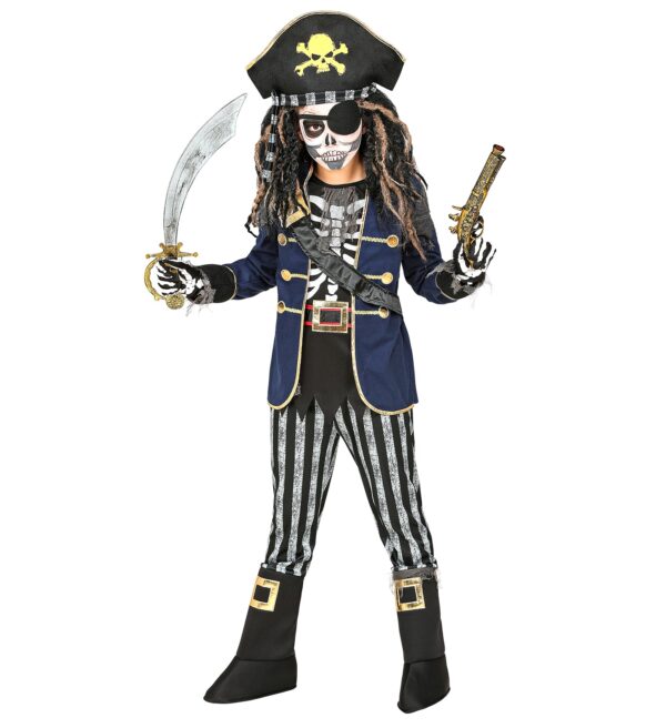 Abito Scheletro capitano pirata