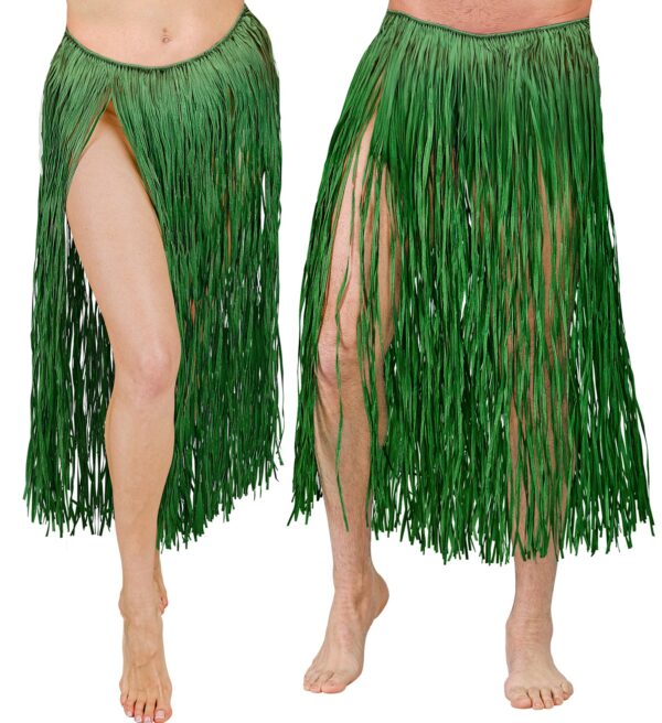 Gonna Hawaiana In Rafia verde