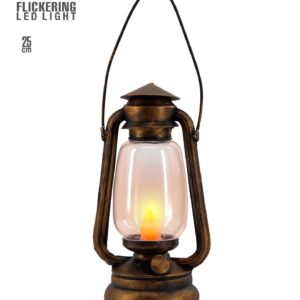 Lanterna halloween con luce tremolante